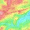 Clerklands topographic map, elevation, terrain