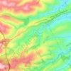 Izcalli Chamapa topographic map, elevation, terrain