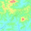 Tkhinvali topographic map, elevation, terrain