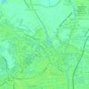 Ban Phaniat topographic map, elevation, terrain