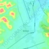 嘎洒镇 topographic map, elevation, terrain