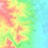 Lloma Molina topographic map, elevation, terrain