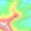 Pico Bonito topographic map, elevation, terrain
