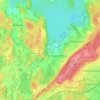 Haapakylä topographic map, elevation, terrain