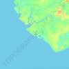 Kope topographic map, elevation, terrain