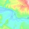 Parshall topographic map, elevation, terrain