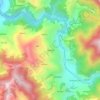 dharkot topographic map, elevation, terrain