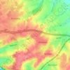 Overheek topographic map, elevation, terrain