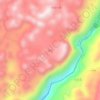 Di'an topographic map, elevation, terrain