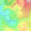 San Nicolás Tolentino topographic map, elevation, terrain
