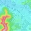 Foucharupt topographic map, elevation, terrain