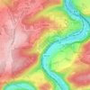 Limoges topographic map, elevation, terrain