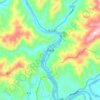 丙妹镇 topographic map, elevation, terrain