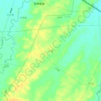 三塘 topographic map, elevation, terrain