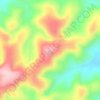 Beleza topographic map, elevation, terrain