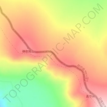 塞塞拉 topographic map, elevation, terrain