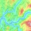 Alpendurada topographic map, elevation, terrain