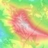 Serralunga topographic map, elevation, terrain
