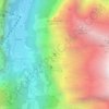 Mattenbachfälle topographic map, elevation, terrain