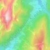 La Piche topographic map, elevation, terrain