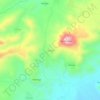 Towe topographic map, elevation, terrain