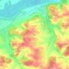 Steffing topographic map, elevation, terrain