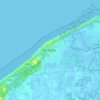 Wenduine topographic map, elevation, terrain