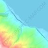 Portulin topographic map, elevation, terrain