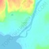 Гижига topographic map, elevation, terrain
