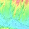 Vespignano topographic map, elevation, terrain