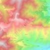 Bagi topographic map, elevation, terrain