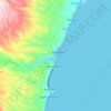 Boljoon topographic map, elevation, terrain