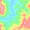 Tada topographic map, elevation, terrain
