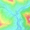 Khudi topographic map, elevation, terrain