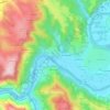 Le Four Haut topographic map, elevation, terrain