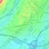 Newark Heights topographic map, elevation, terrain