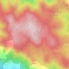 Radan topographic map, elevation, terrain