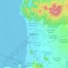 Mataram topographic map, elevation, terrain