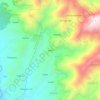 Kāndi topographic map, elevation, terrain