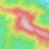 Cer topographic map, elevation, terrain