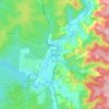 Nannup topographic map, elevation, terrain