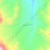 Almendrillo topographic map, elevation, terrain