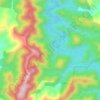 Turon Gates topographic map, elevation, terrain