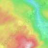 Komarna vas topographic map, elevation, terrain