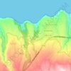 Poço Azul topographic map, elevation, terrain