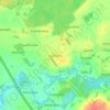 Jauniūnai topographic map, elevation, terrain