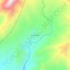 Chontal Alto topographic map, elevation, terrain