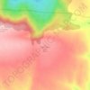 Cerro Mina Rica topographic map, elevation, terrain