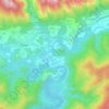 Tarassac topographic map, elevation, terrain