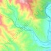 Los Santos topographic map, elevation, terrain